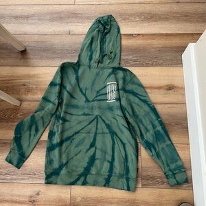 Vans size M Green Tie-Dye Hoodie